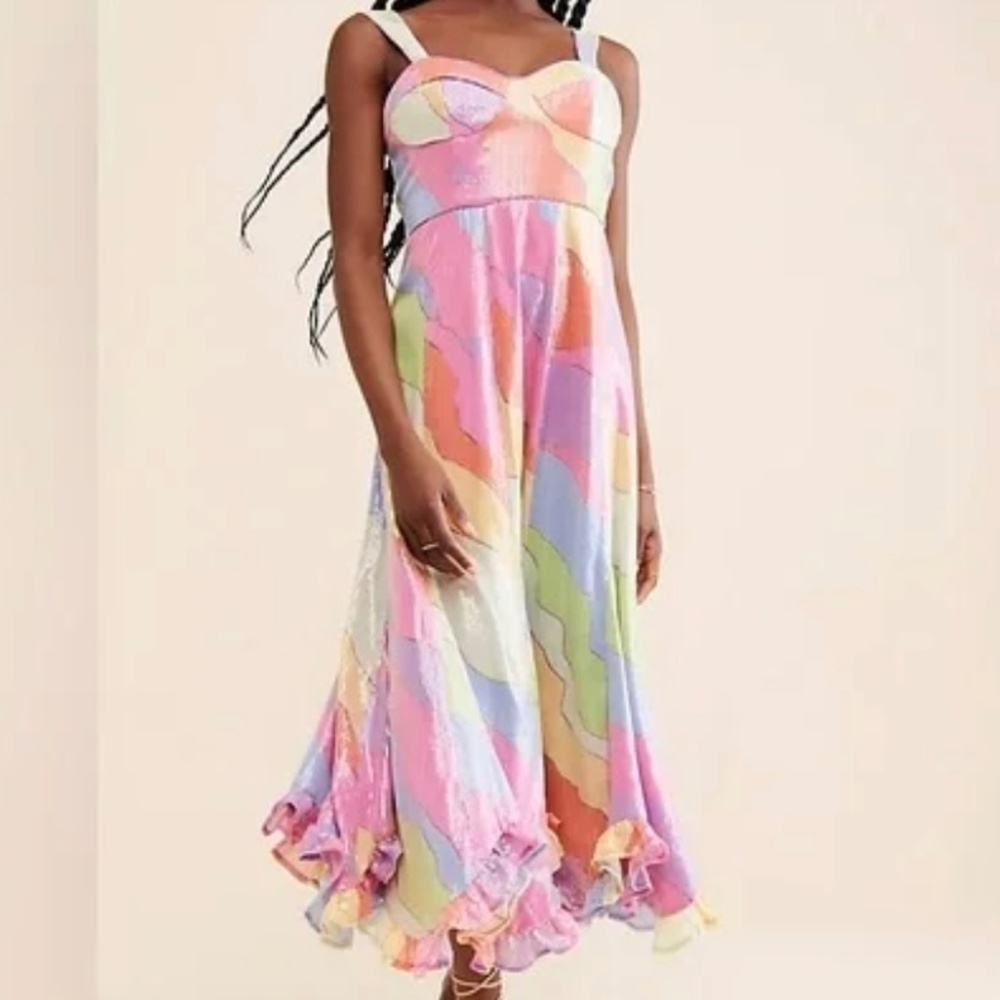 Hutch Sequin Bustier Dress